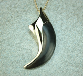 black bear claw pendant